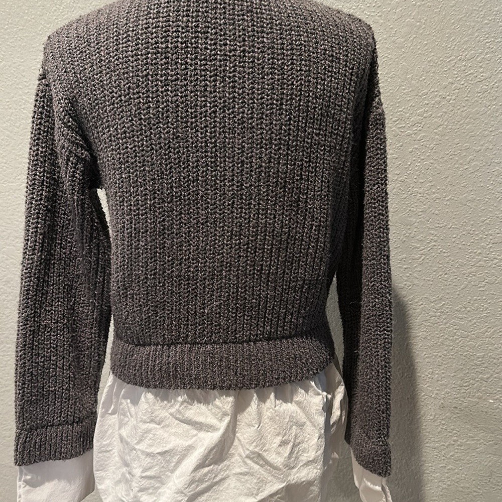 Anthropologie twofer cardigan shirt size S worn few times good condition Cropped - Picture 11 of 11